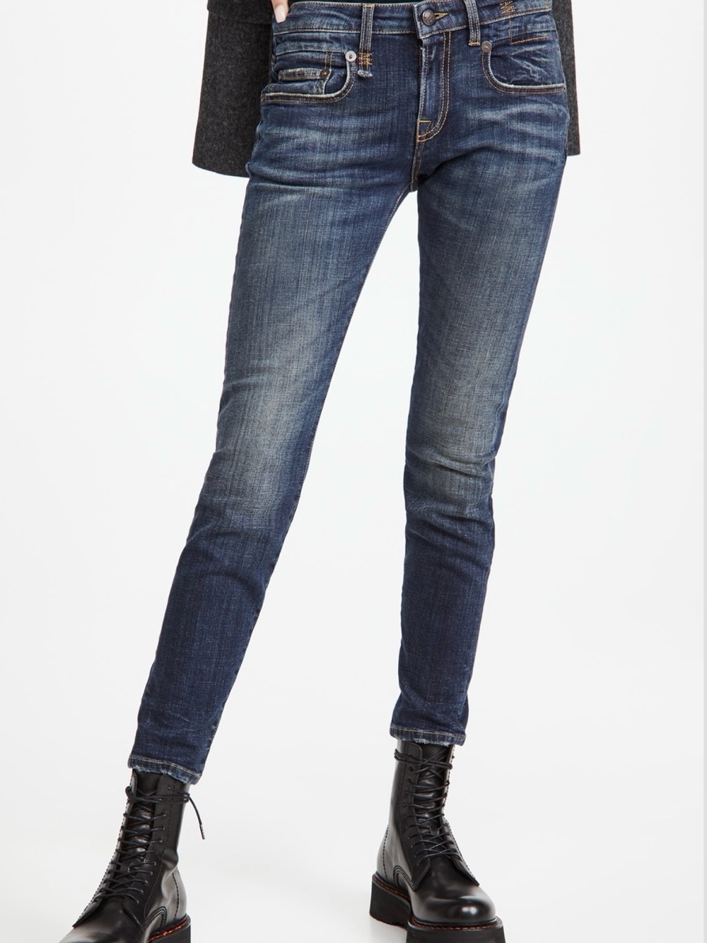 R13 BOY SKINNY JEANS size 26